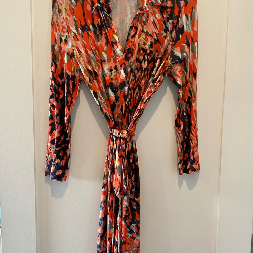 Faux wrap dress